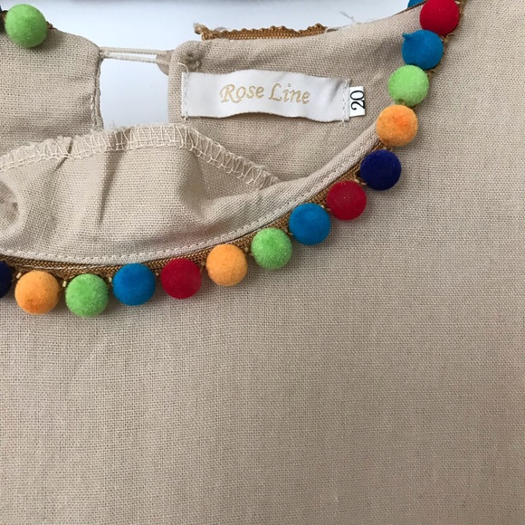 Pom Pom Printed Dress - Picture 2 of 7